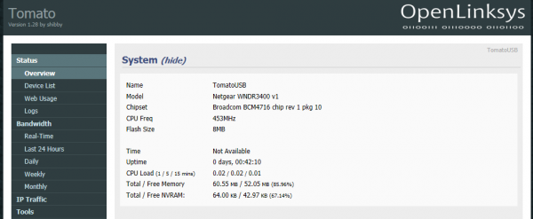 Netgear WNDR3400 v1 - (beta)Tomato support